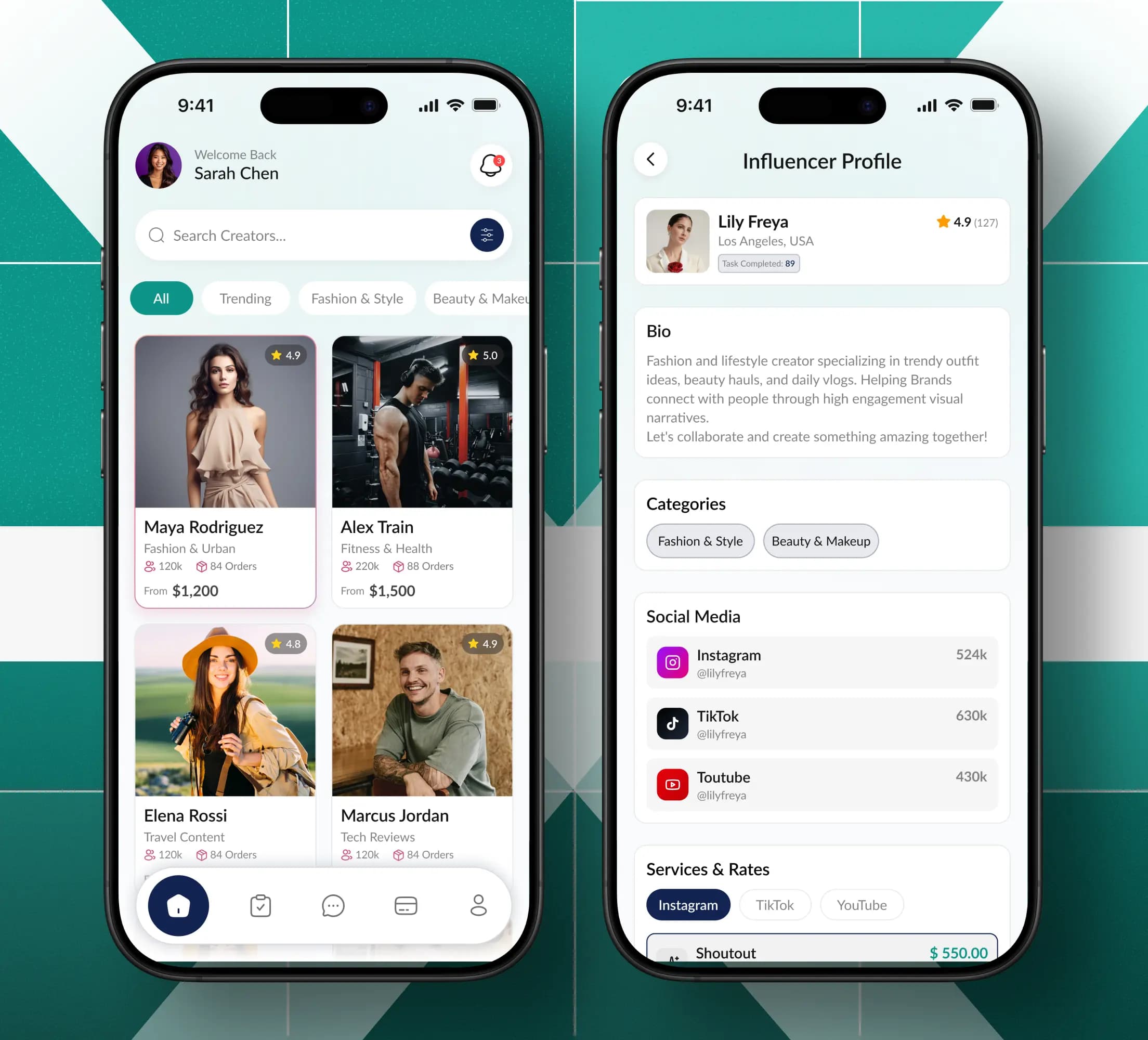 Influencer Hub